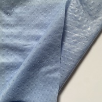 Großhandel 100% Polyester Mikrofaser PVC Gepunkteter Atmungsaktiver Wasserdichter Rutschfester Rückenbelag Kettengewirkter Jersey-Stoff auf Rolle für Windeln