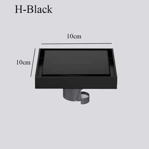 Grille de douche linéaire longue en acier inoxydable SUS 304, insert de carrelage pour sol, drain de douche YOTO Watermark pour salle de bain - Product Image 2