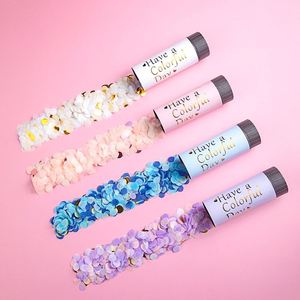 Party Confetti Popper <b>Set</b> - 1cm Round Paper Shreds for Celebrations - Product Image 2