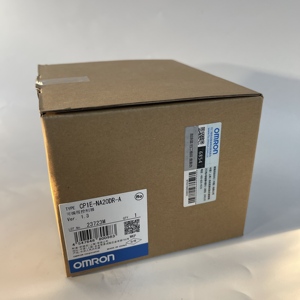 ใหม่เอี่ยมและเป็นของแท้ 100% ตัวควบคุมลอจิกแบบตั้งโปรแกรมได้ OMRON PLC รุ่น CP1E-NA20DR-A - Product Image 1