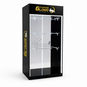Support d'affichage de chargeur de téléphone portable en acrylique pour bureau, avec lumière LED et porte verrouillable, pour accessoires de téléphonie mobile - Idéal pour les magasins de détail - Product Image 3