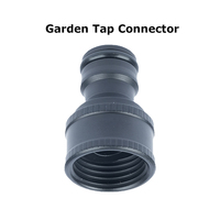 Raccord de tuyau d'arrosage en laiton, adaptateur rapide pour tuyau d'eau, raccord camlock pour robinet, 3/4 pouce BSPP NPT, certifié NSF 61, revêtement E noir