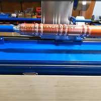 Machine automatique de bobinage et de façonnage de tuyaux ondulés en silicone avec film cellophane/PVA et longueur de mandrin personnalisée