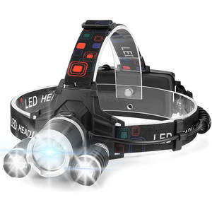 Shinedo Usb ricaricabile <span class=keywords><strong>faro</strong></span> a Led Super luminoso lampada frontale impermeabile con <span class=keywords><strong>testa</strong></span> montata torcia da pesca notturna lampada frontale da trekking - Product Image 1