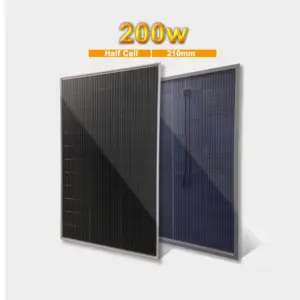 Module d'énergie solaire 2023 Offre Spéciale 200W 210mm taille de cellule monocristalline fournisseur supérieur système d'énergie certifié TUV Type Perc