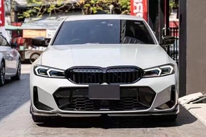 Lèvre de pare-chocs avant en Fiber de carbone de haute qualité pour <span class=keywords><strong>Bmw</strong></span> série <span class=keywords><strong>3</strong></span> G20 Lci <span class=keywords><strong>2023</strong></span> + séparateur de lèvre de pare-chocs de Style MP - Product Image 4