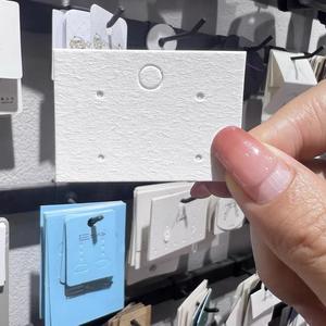 Inserti per imballaggi narrativi di marca di carta riciclata con cartoline di gioielli personalizzate - Product Image 2