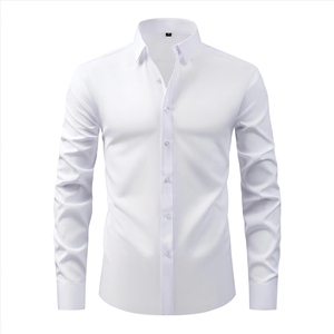 <span class=keywords><strong>Camicia</strong></span> Formale da <span class=keywords><strong>Uomo</strong></span> di Alta Qualità, Personalizzata, a Maniche Lunghe, Stampa Estiva, Senza Pieghe, Senza Bisogno di Stiratura, per Ufficio - Product Image 5