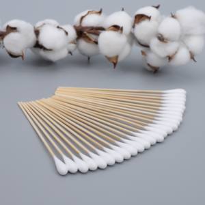 पर्यावरण के अनुकूल थोक बायोडिग्रेडेबल बांस कपास की कलियों ने देखभाल के लिए अच्छी गुणवत्ता वाले चिकित्सा उपभोग्य सामग्रियों को कम किया - Product Image 5