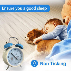 Bosheng personnalisé quartz enfants sommeil entraînement horloge analogique double <span class=keywords><strong>cloche</strong></span> ancienne mode réveil - Product Image 5