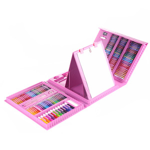 Kit <span class=keywords><strong>d</strong></span>'art pour enfants personnalisé en couleur 41*32*6cm, ensemble de crayons en plastique pour le <span class=keywords><strong>dessin</strong></span> et le croquis pour les enfants, pour l'école et la peinture - Product Image 5