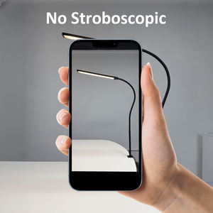 Lámpara de Escritorio LED de Diseño Europeo con Clip, Cuello de Cisne, 10 Niveles de Intensidad, <span class=keywords><strong>3</strong></span> Temperaturas de Color, Alimentación por CC, para Sala de Estar o Estudio - Product Image 4