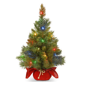 <span class=keywords><strong>Sapin</strong></span> de Noël miniature de 60 cm, décoration artificielle de bureau, cadeau de Noël pour la famille - Product Image 6