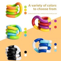 Bestseller - Jouet de jeu Twister uni - Nouveau modèle de système nerveux - 18 couleurs - Jouet sensoriel pour soulager l'anxiété des enfants
