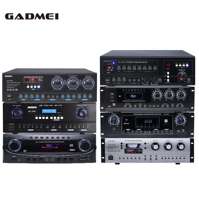 320W 280W 240W High Power Amplifier USB Stereo Karaoke Digital Professional Power Amplifier Audio