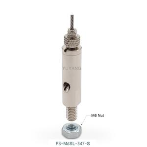 Colgador de accesorios de iluminación, cuerda de alambre de acero inoxidable, pinza de <span class=keywords><strong>cable</strong></span> de salida lateral con bloqueo de <span class=keywords><strong>cable</strong></span> - Product Image 4