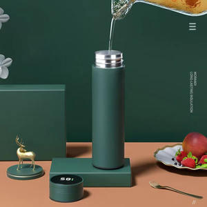 Botol Air Pintar dengan Layar Temperatur, Botol Air Berinsulasi Dinding Ganda, Botol Air Stainless Steel, Botol Vakum Insulasi untuk Perjalanan - Product Image 2