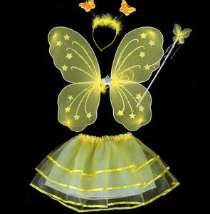 Girls Animals Fancy Dress Halloween Kids fairy butterfly Cosplay <strong>Suit</strong> With <strong>wings</strong> Stage Performance Dress - Product Image 5