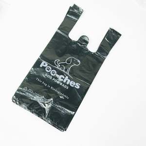 Sacs à déjections pour animaux de compagnie biodégradables, parfumés, écologiques, simples, avec poignées en polyester, poche plate, résistants - Product Image 6