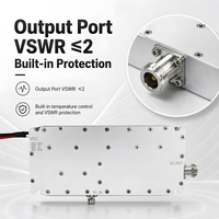 Módulo Amplificador de Potencia RF de 100W sin GaN, 300MHz-2500MHz, Módulo Amplificador de Fuente de Señal de Banda Ancha para Anti-UAV