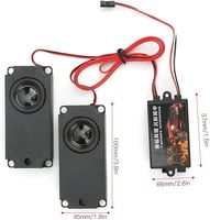 Sonido de Motor de Coche RC, 94123 Sistema de Simulación de Sonido de Motor de Coche de Control Remoto a Escala 1/10, con Control de Volumen