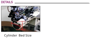 RONMACK RM-688S-KM Direct Drive Lockstitch Bottom Hemming Machine with Automatic <b>Thread</b> Trimmer Single Needle Metal - Product Image 3