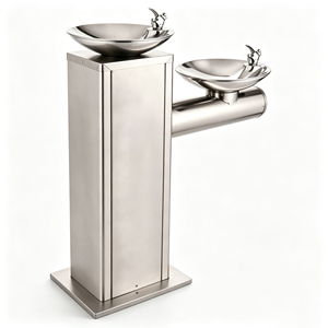 <span class=keywords><strong>Fontaine</strong></span> à eau publique en acier inoxydable, stable, électrique, à faible consommation d'énergie, durable, facile d'entretien quotidien, avec réfrigération. - Product Image 6