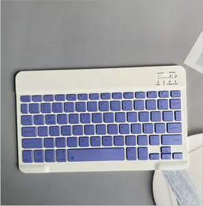 High Quality Portable Abs Wireless Blue tooth Colored Mini Keyboard For Tablet Pc Smartphone Laptop iPad