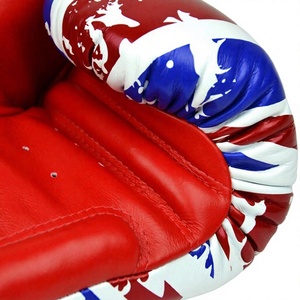Dernier modèle de gants de sparring en cuir pour Muay Thai et Kickboxing, imprimés numériquement, avec logo personnalisé, pour entraînement professionnel d'arts martiaux et MMA - Product Image 5