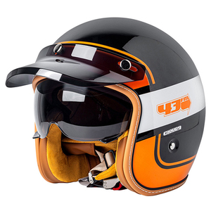 Casque de <span class=keywords><strong>moto</strong></span> Jet, scooter, électrique, ouvert, pour homme et femme, Capacete De <span class=keywords><strong>Moto</strong></span>, équipement de <span class=keywords><strong>moto</strong></span> ABS, toutes saisons - Product Image 4
