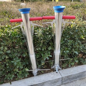 Đôi xử lý thép không gỉ cây giống <span class=keywords><strong>planter</strong></span> dày Rau dưa tiêu cấy máy - Product Image 2