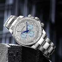 PAGANI Design Multifonctionnel Dames Quartz Montre-Bracelet De Luxe Verre Saphir Boîtier En Acier 3ATM Parfait Cadeau À La Mode pour les Femmes