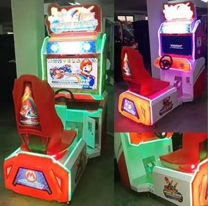 Machine de simulateur de jeu vidéo <span class=keywords><strong>Mario</strong></span> Arcade à pièces Machine de jeu d'amusement de voiture de course pour les enfants - Product Image 2