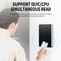 Système de serrure de porte intelligente, lecteur de cartes à double fréquence ID/IC/NFC, contrôle d'accès tout-en-un