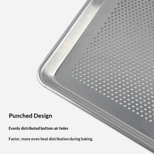 1.0 Loyang Persegi Panjang dari Paduan Aluminium Tebal untuk Pabrik Makanan, Alat Pembuat Roti dan Kue - Product Image 2