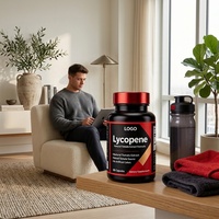 Capsules de Lycopène Naturel Personnalisées OEM, Sans Gluten, Véganes, Complément Alimentaire pour Adultes pour la Gestion de l'Énergie