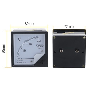 วานบิโด 6L2-V เครื่องวัดโวลต์ AC ขนาด 80x80 มม. แบบติดตั้งบนแผง หน้าจอเดี่ยว เฟสเดียว 450V ความแม่นยำระดับ 1.5 - Product Image 4