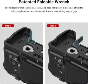 แผ่นฐานรองขนาดเล็กสำหรับ <span class=keywords><strong>Sony</strong></span> Alpha <span class=keywords><strong>7R</strong></span> <span class=keywords><strong>v</strong></span>/ A7 IV พร้อมแผ่น QR สลับระหว่างขาตั้งกล้องและโคลง-3666 - Product Image 4