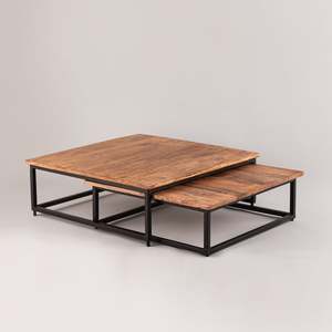 Handmade Modern Design Solid Wood Coffee <b>Tables</b> Style Antiqued Coffee <b>Table</b> set in Wholesale Price - Product Image 4
