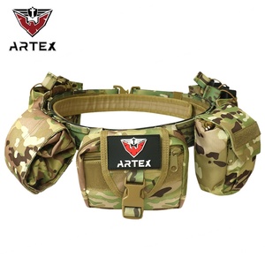 Cinturón Táctico de Alta Calidad con Bolsa de Cintura, Poliéster 1000D, Nuevo, Personalizado, para Entrenamiento al Aire Libre, Hebilla Rápida, Bolsa Molle, Cinturón Táctico para Hombre - Product Image 1