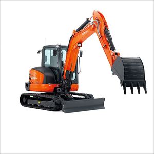 5.5 Ton Used Japanese Kubota KX057-5 <b>Mini</b> Crawler Second <b>Hand</b> Excavator Low Price for Sale - Product Image 1