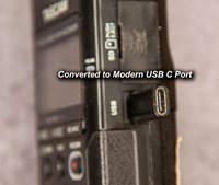 Connecteur de conversion USB Type C femelle vers Mini USB 2.0 mâle Prise en charge de la charge et de la synchronisation des données pour GoPro Hero 3 +, lecteurs MP3, Dash Cam