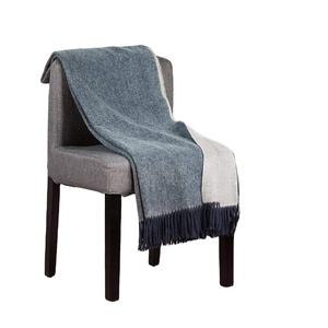 Hochwertige australische Merinowolle und Alpaka gewebte Decke mit Fransen-verziert <span class=keywords><strong>Plaid</strong></span> für Couch oder Sofa Größe Twin Cotton - Product Image 4