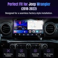 Radio para Auto Estilo Tesla con Android 13 para Jeep Wrangler JL 2018-2022, Reproductor Multimedia, Carplay Inalámbrico, 4G