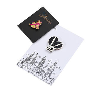 Broches de tela personalizados para sombreros, alfileres esmaltados, logotipo personalizado, pintura blanca chapada en oro, tamaño pequeño, alfileres de Metal en forma de café para baile, venta al por mayor - Product Image 5