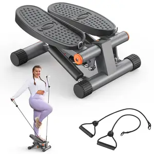 Casa Aeróbica Fitness Equipment Stepper Treadmill Mini exercício Stepper Com Bandas De Resistência