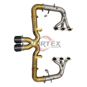 Vortex Ultra-Lightweight Titanium Alloy Exhaust for Porsche 911 992 GT3 RS 4.0L 2022-2025 Racing Spec System - Product Image 1