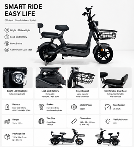 Scooter de Dos Ruedas con Capacidad de Carga de 120 kg, Conducción Cómoda, Luz LED, Control Remoto, Batería de Litio de 500 W, Motor Electrónico sin Escobillas de 10 Pulgadas - Product Image 3