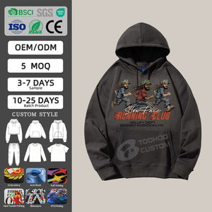 Sudaderas Personalizadas Sin Pedido Mínimo, Sudadera de Corte Holgado de 400 g/m², 100% Algodón, Hombros Caídos, Sudadera Lisa en Blanco, Ropa al Por Mayor - Product Image 1