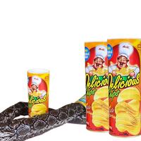 Jouet de farce : Chips dans une boîte, serpent caché, cadeau drôle, blague, surprise, nouveauté, boîte de collation pour adultes et enfants